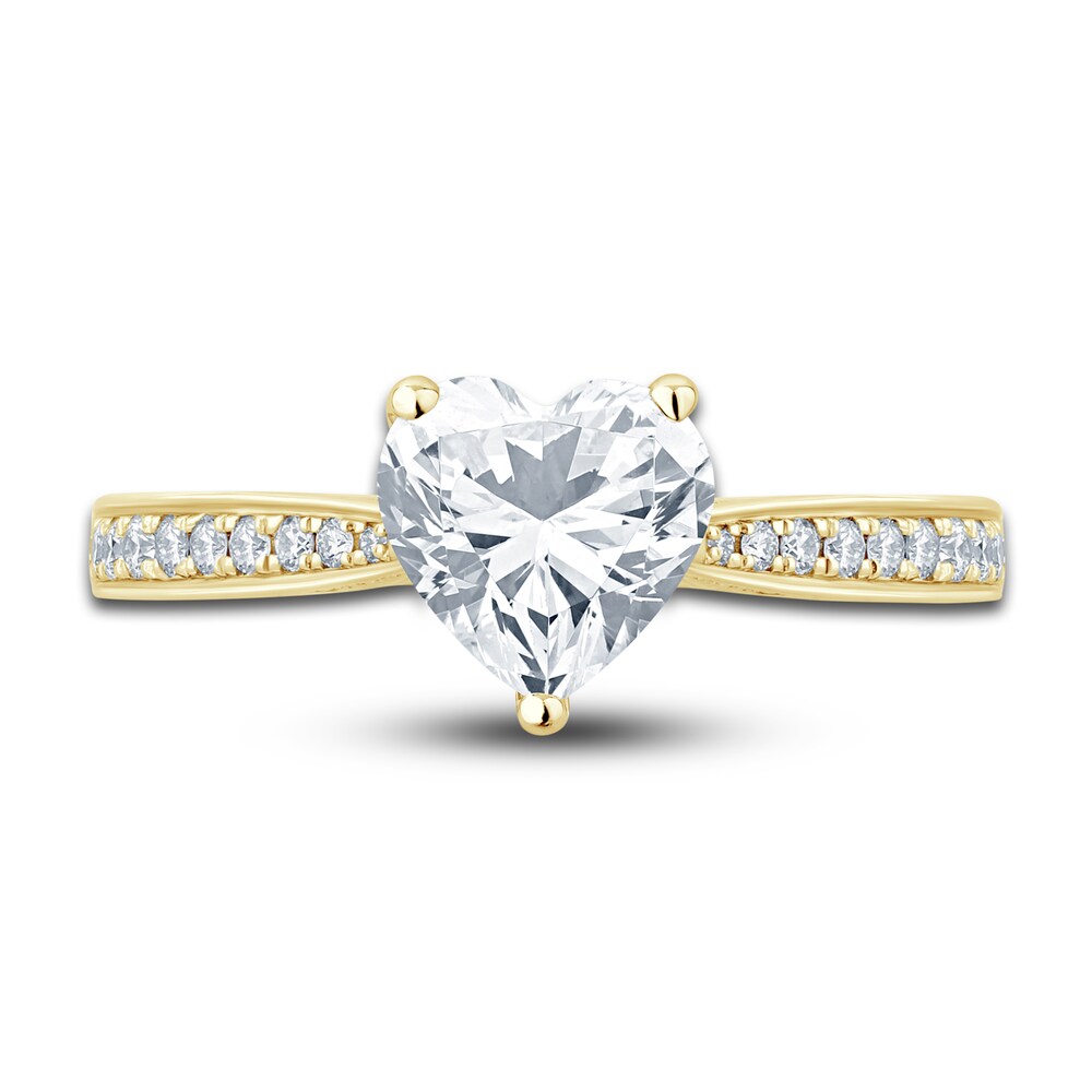 Pnina Tornai Diamond Heart Engagement Ring 2-1/3 ct tw Round 14K Yellow Gold HBFhnkTg Pnina Tornai Diamond Heart Engagement Ring 2-1/3 ct tw Round 14K Yellow Gold HBFhnkTg