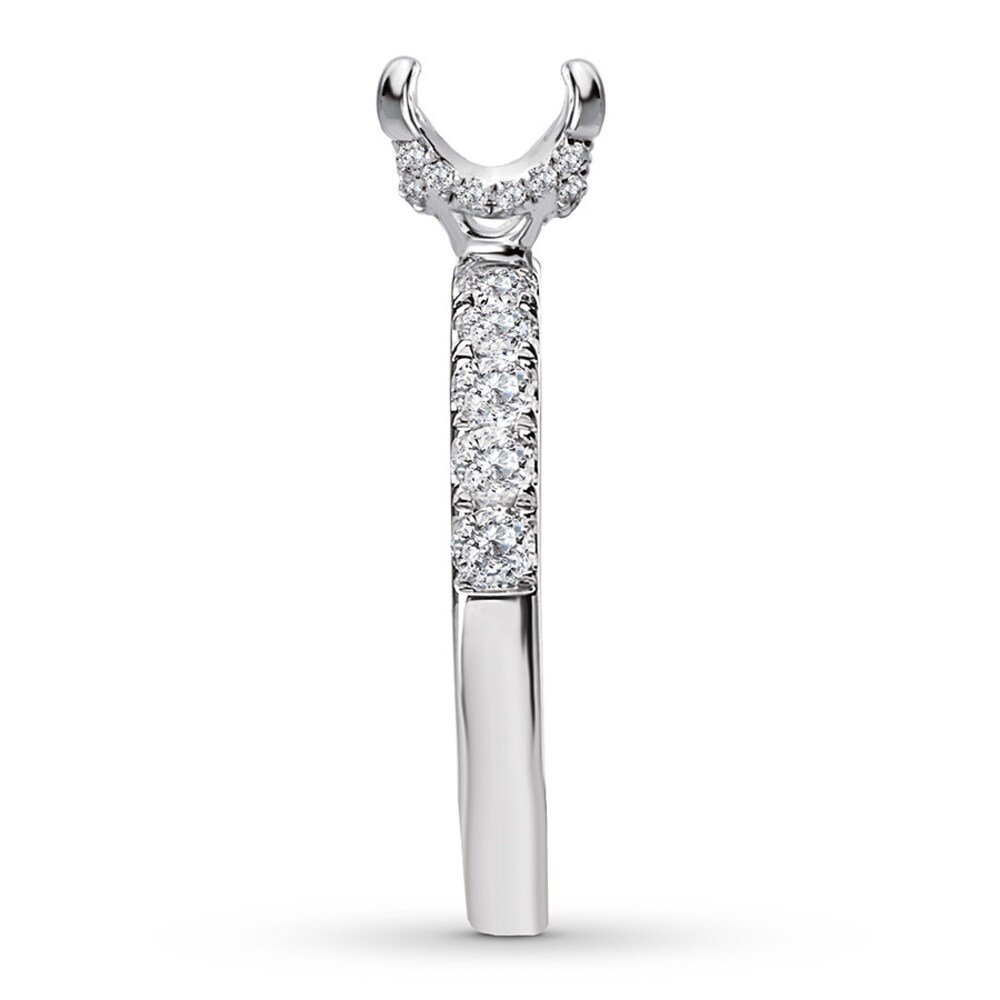 Diamond Engagement Ring Setting 5/8 ct tw Round 14K White Gold HwxccZ00 Diamond Engagement Ring Setting 5/8 ct tw Round 14K White Gold HwxccZ00