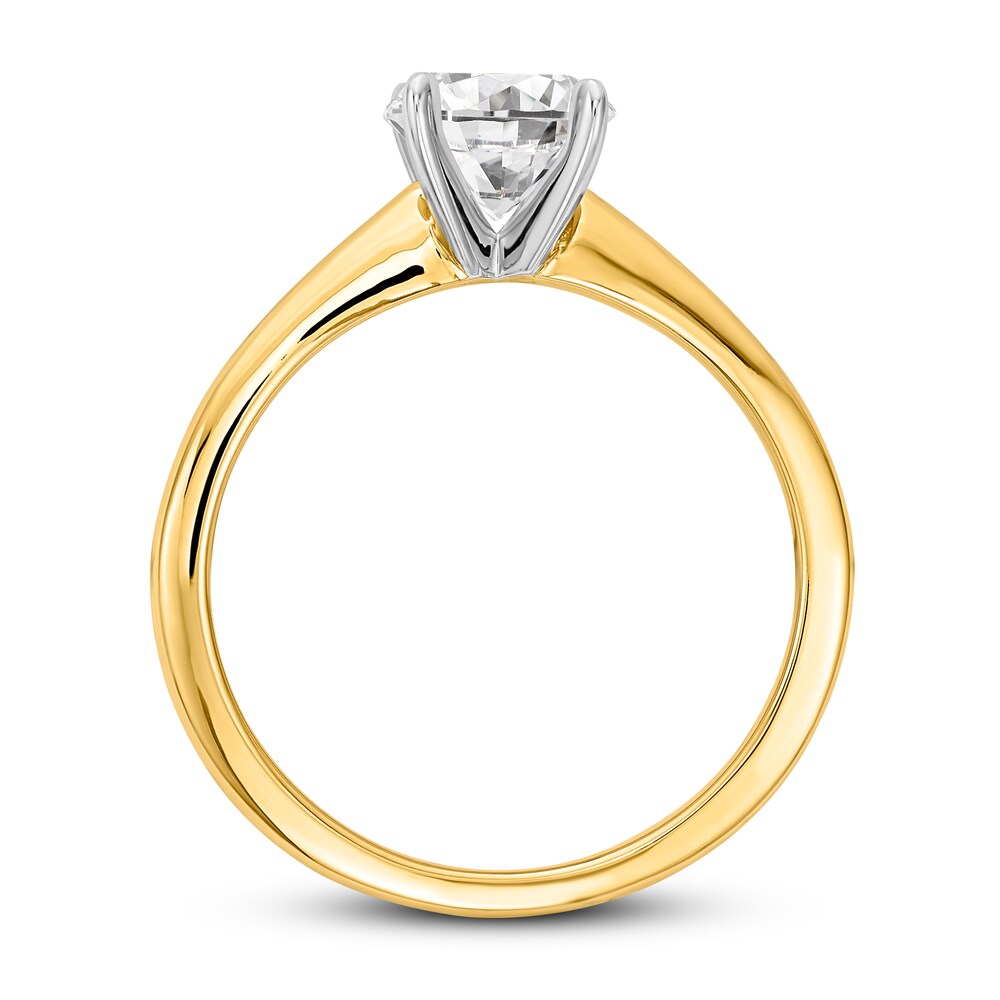 Diamond Solitaire Engagement Ring 3/4 ct tw Round 14K Two-Tone Gold (I1/I) Hxg0q6hg Diamond Solitaire Engagement Ring 3/4 ct tw Round 14K Two-Tone Gold (I1/I) Hxg0q6hg