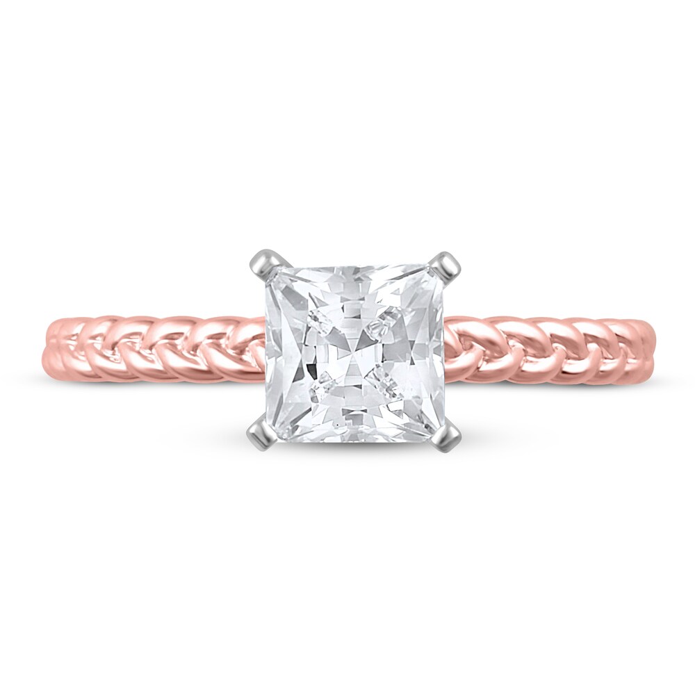 Diamond Engagement Ring 1 ct tw Princess 14K Rose Gold (SI2/I) IIAwM69K