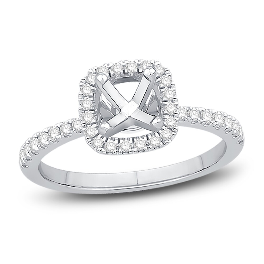 Engagement Ring 1/3 ct tw Round 14K White Gold IhaXeEcb Engagement Ring 1/3 ct tw Round 14K White Gold IhaXeEcb