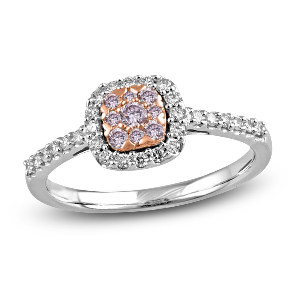 Diamond Engagement Ring 1/3 ct tw Round 14K Two-Tone Gold Ii3fjdku Diamond Engagement Ring 1/3 ct tw Round 14K Two-Tone Gold Ii3fjdku