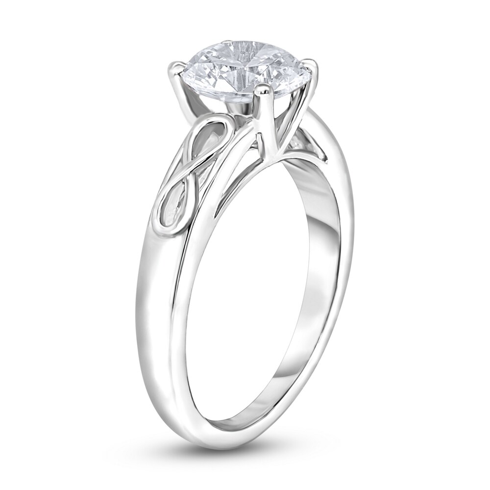 Diamond Solitaire Infinity Engagement Ring 1-1/2 ct tw Round 14K White Gold (I2/I) JM60EqO8 Diamond Solitaire Infinity Engagement Ring 1-1/2 ct tw Round 14K White Gold (I2/I) JM60EqO8