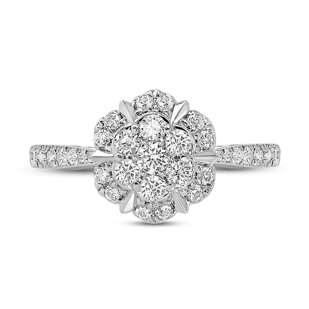 Diamond Engagement Ring 3/4 ct tw Round 14K White Gold JSNREip3 Diamond Engagement Ring 3/4 ct tw Round 14K White Gold JSNREip3