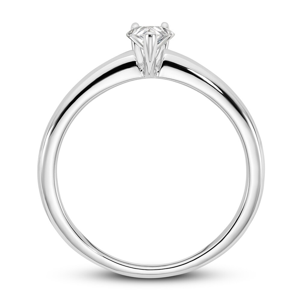 Diamond Solitaire Engagement Ring 1/3 ct tw Pear-shaped 14K White Gold (I1/I) JSgutDDf Diamond Solitaire Engagement Ring 1/3 ct tw Pear-shaped 14K White Gold (I1/I) JSgutDDf