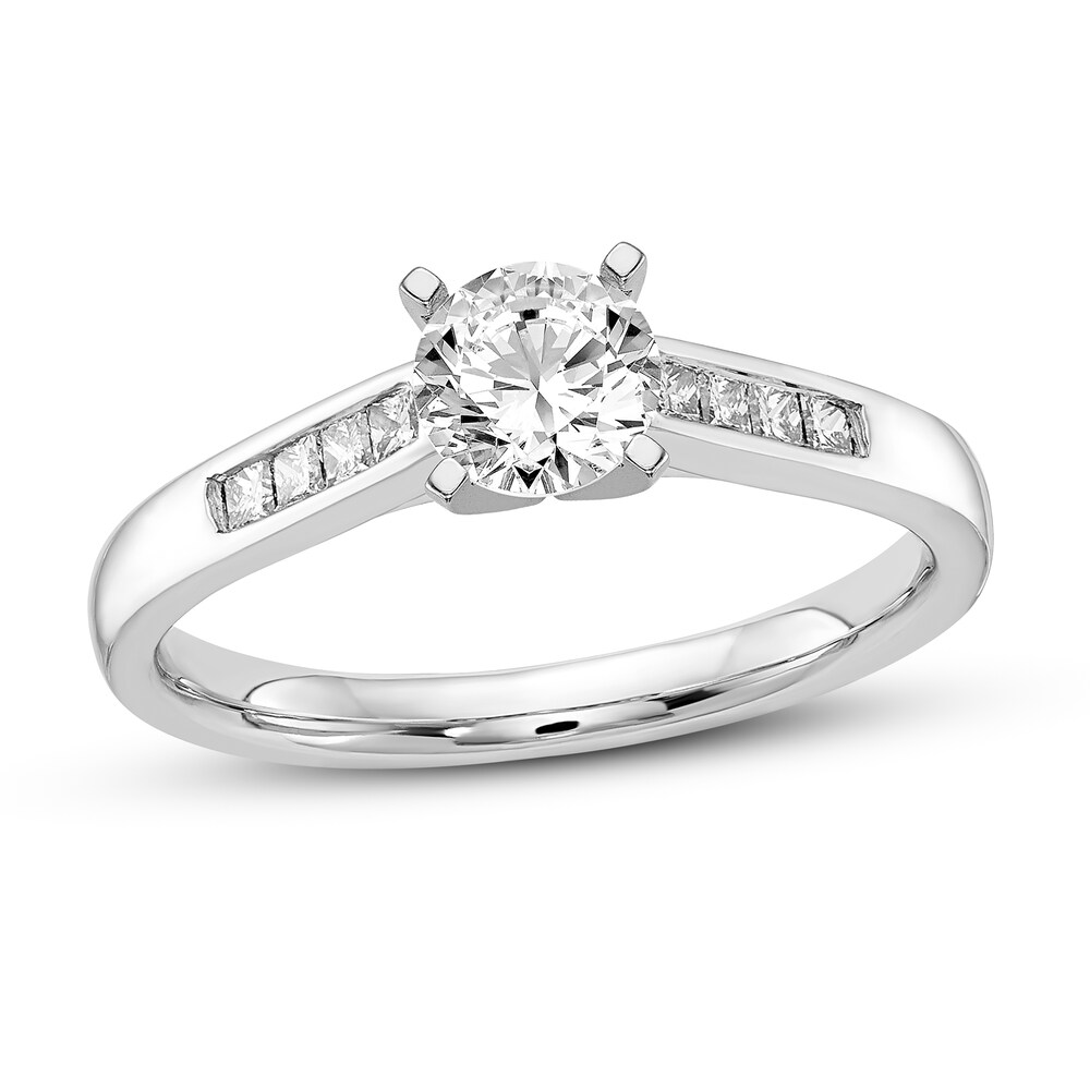 Diamond Engagement Ring 3/8 ct tw Round 14K White Gold JdMNCz4X Diamond Engagement Ring 3/8 ct tw Round 14K White Gold JdMNCz4X