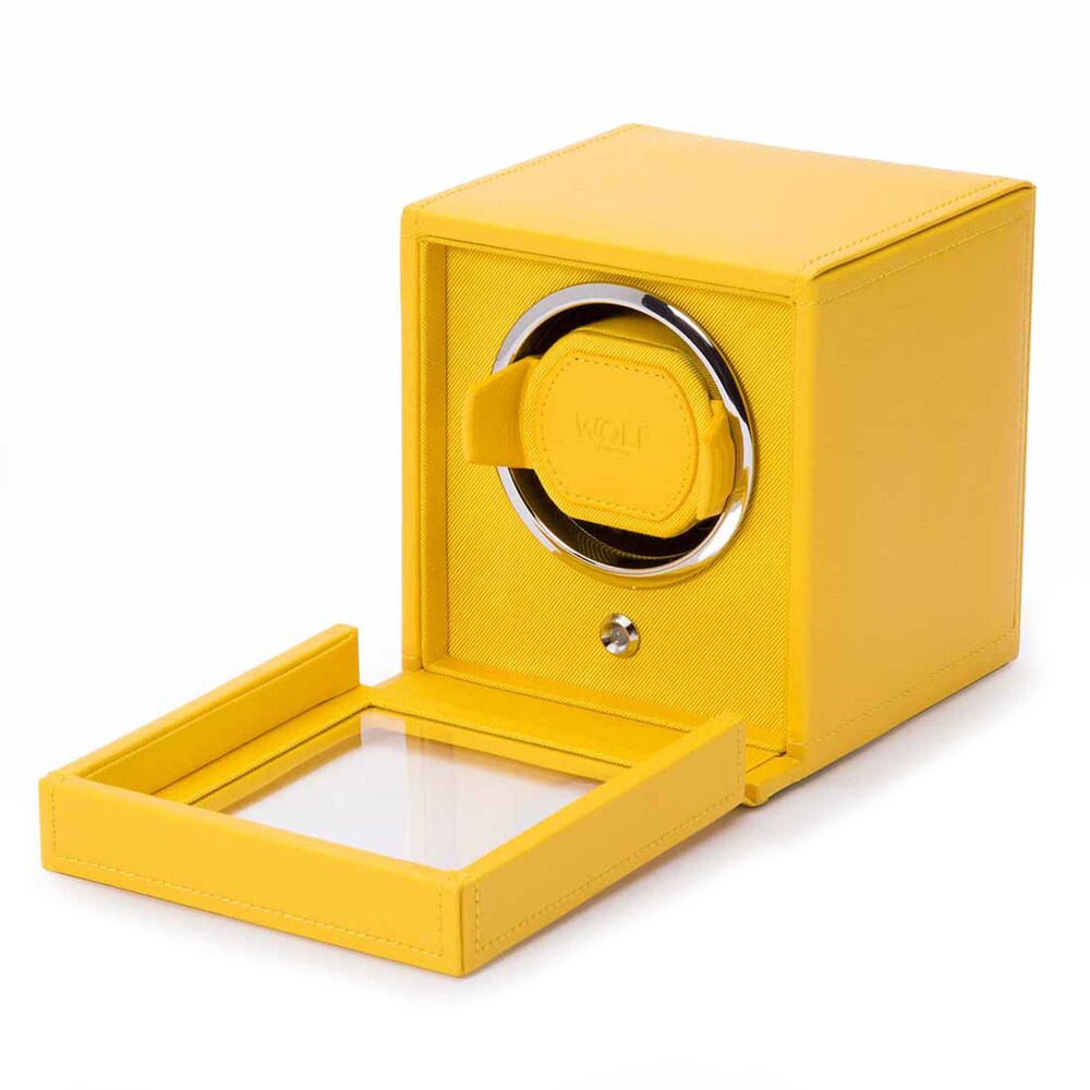 WOLF Cub Single Watch Winder with Cover JrBIXa4K