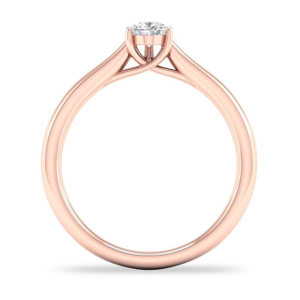 Diamond Solitaire Ring 1/3 ct tw Pear-shaped 14K Rose Gold (SI2/I) Jx9P6bXg Diamond Solitaire Ring 1/3 ct tw Pear-shaped 14K Rose Gold (SI2/I) Jx9P6bXg