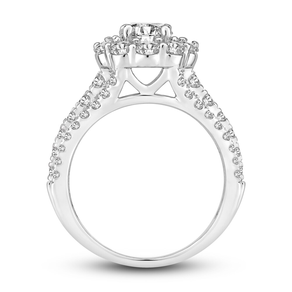 Diamond Engagement Ring 2-3/8 ct tw Round 14K White Gold KCNmDty5 Diamond Engagement Ring 2-3/8 ct tw Round 14K White Gold KCNmDty5