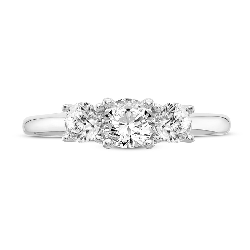 Diamond 3-Stone Engagement Ring 7/8 ct tw Round 14K White Gold KoE7VjrR Diamond 3-Stone Engagement Ring 7/8 ct tw Round 14K White Gold KoE7VjrR