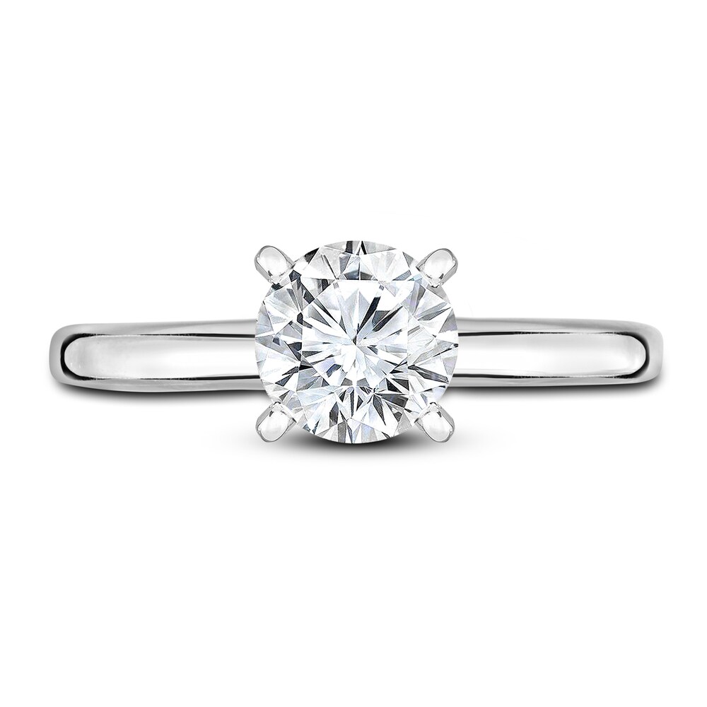Diamond Solitaire Engagement Ring 1/2 ct tw Round 14K White Gold (I2/I) KzgG7Xs7 Diamond Solitaire Engagement Ring 1/2 ct tw Round 14K White Gold (I2/I) KzgG7Xs7