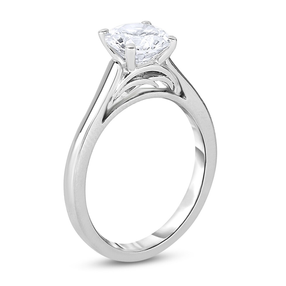 Diamond Solitaire Engagement Ring 2 ct tw Round 14K White Gold (I2/I) LENF2TJW Diamond Solitaire Engagement Ring 2 ct tw Round 14K White Gold (I2/I) LENF2TJW