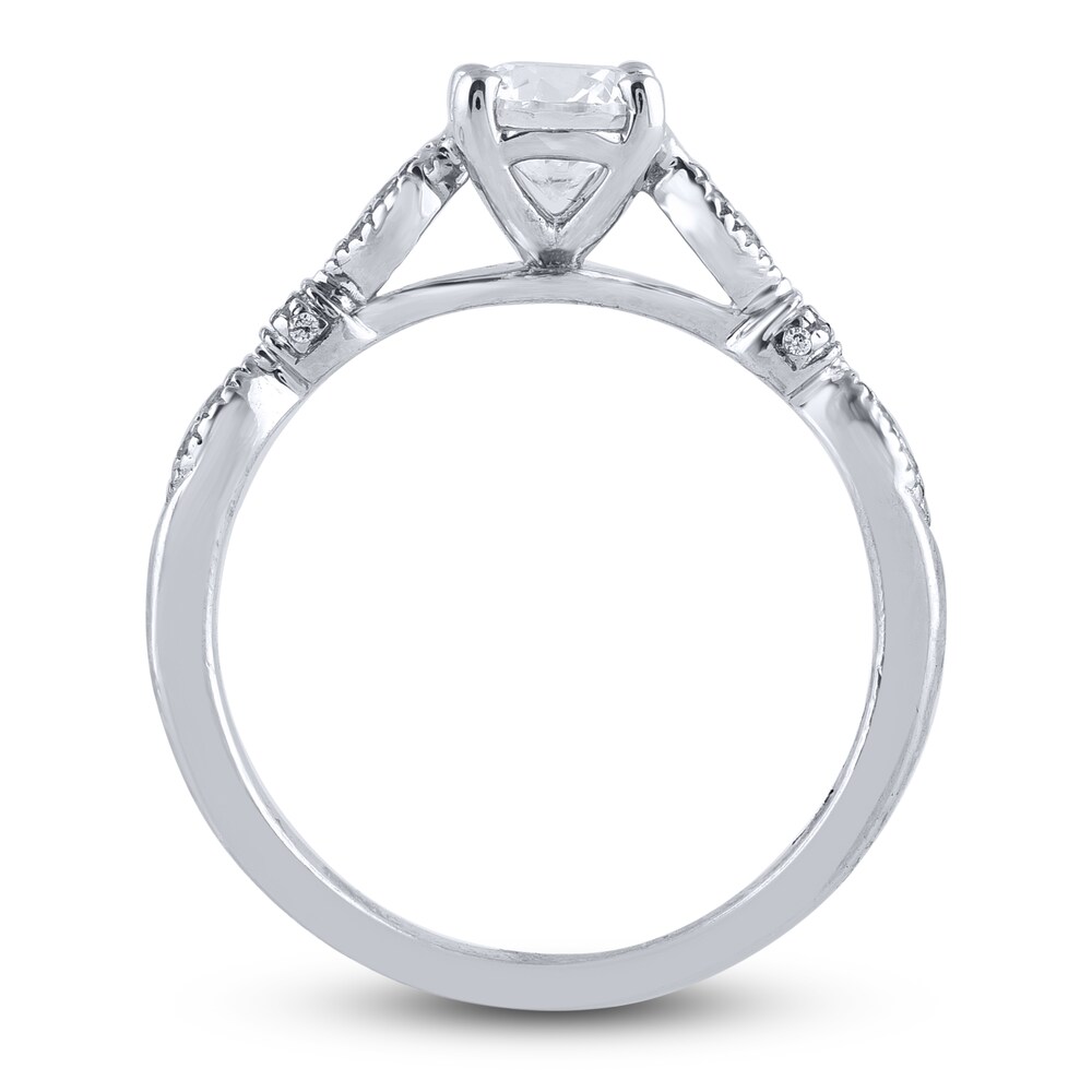 Diamond Engagement Ring 7/8 ct tw Round Platinum LZeLQvDn Diamond Engagement Ring 7/8 ct tw Round Platinum LZeLQvDn