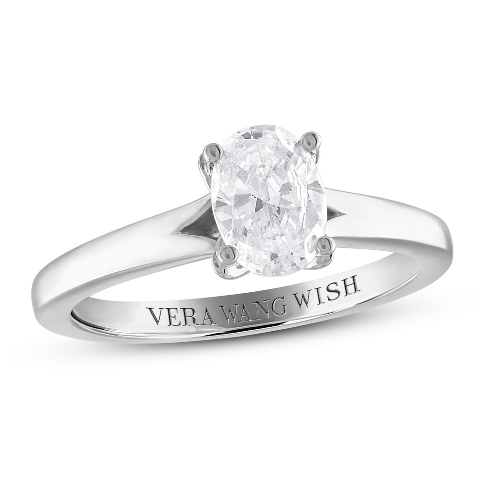 Vera Wang WISH Diamond Engagement Ring 1 ct tw Oval Platinum (VS2/I) LdOKz58i Vera Wang WISH Diamond Engagement Ring 1 ct tw Oval Platinum (VS2/I) LdOKz58i
