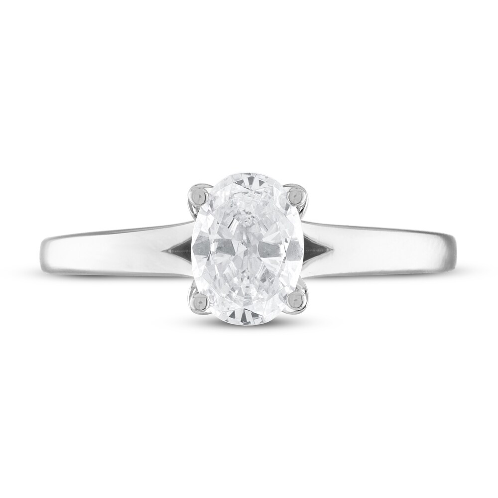 Vera Wang WISH Diamond Engagement Ring 1 ct tw Oval Platinum (VS2/I) LdOKz58i Vera Wang WISH Diamond Engagement Ring 1 ct tw Oval Platinum (VS2/I) LdOKz58i