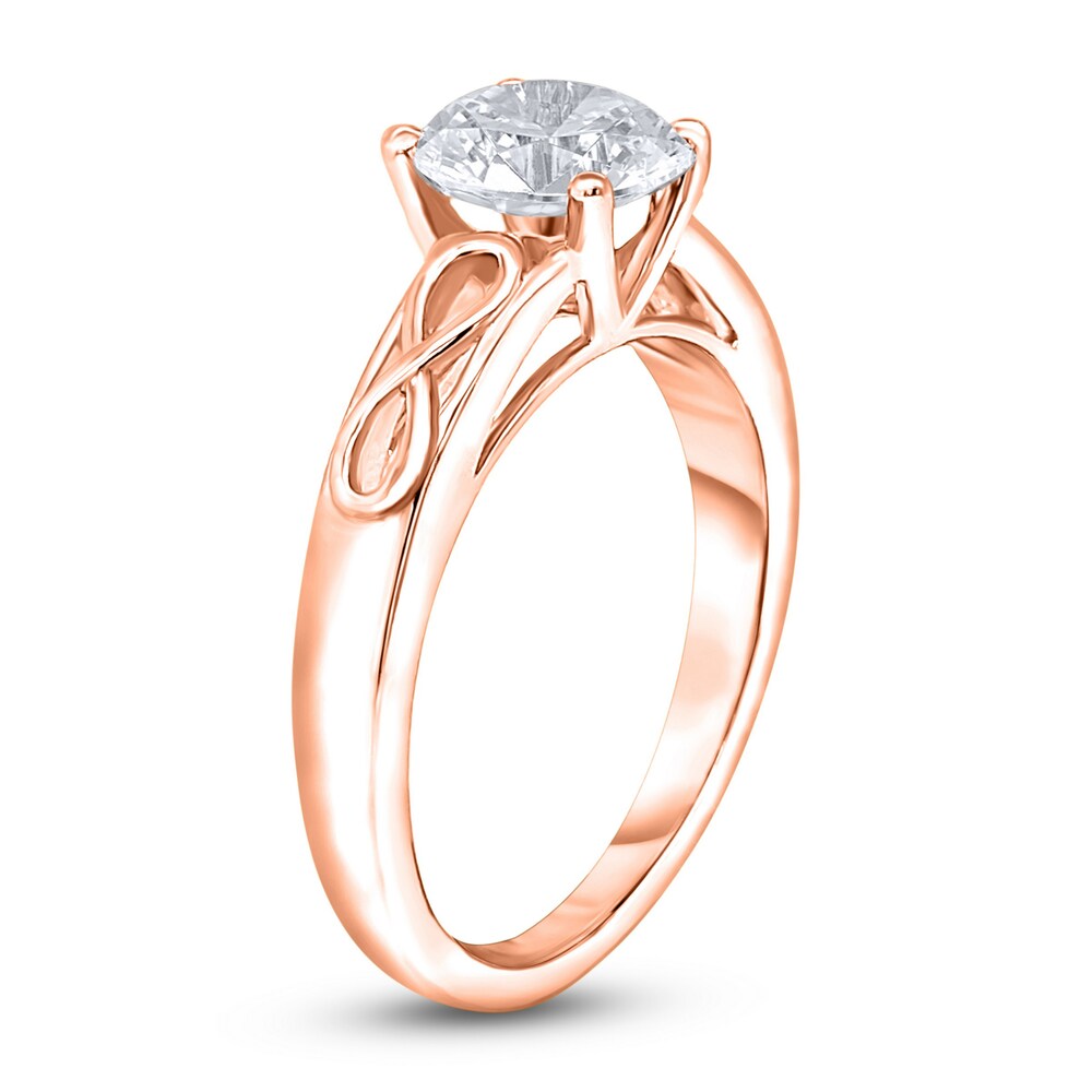 Diamond Solitaire Infinity Engagement Ring 3/4 ct tw Round 14K Rose Gold (I2/I) Lhgyn3UY Diamond Solitaire Infinity Engagement Ring 3/4 ct tw Round 14K Rose Gold (I2/I) Lhgyn3UY