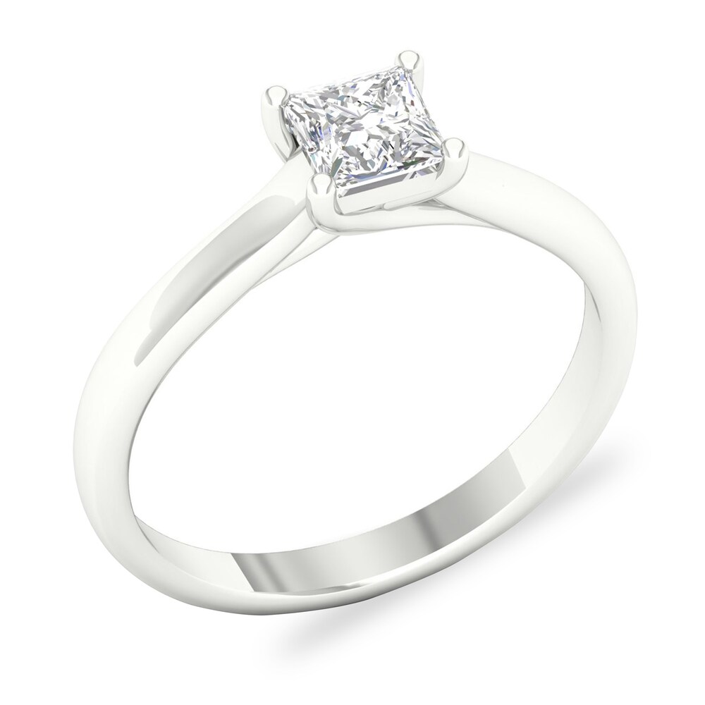 Diamond Solitaire Ring 3/4 ct tw Princess-cut 14K White Gold (SI2/I) LyuVW4Ic Diamond Solitaire Ring 3/4 ct tw Princess-cut 14K White Gold (SI2/I) LyuVW4Ic
