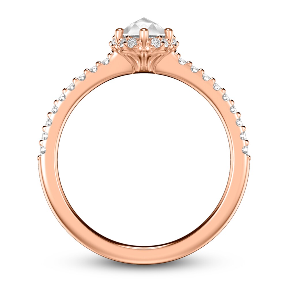 ArtCarved Rose-Cut Diamond Engagement Ring 3/4 ct tw 14K Rose Gold MCkhGA1g ArtCarved Rose-Cut Diamond Engagement Ring 3/4 ct tw 14K Rose Gold MCkhGA1g