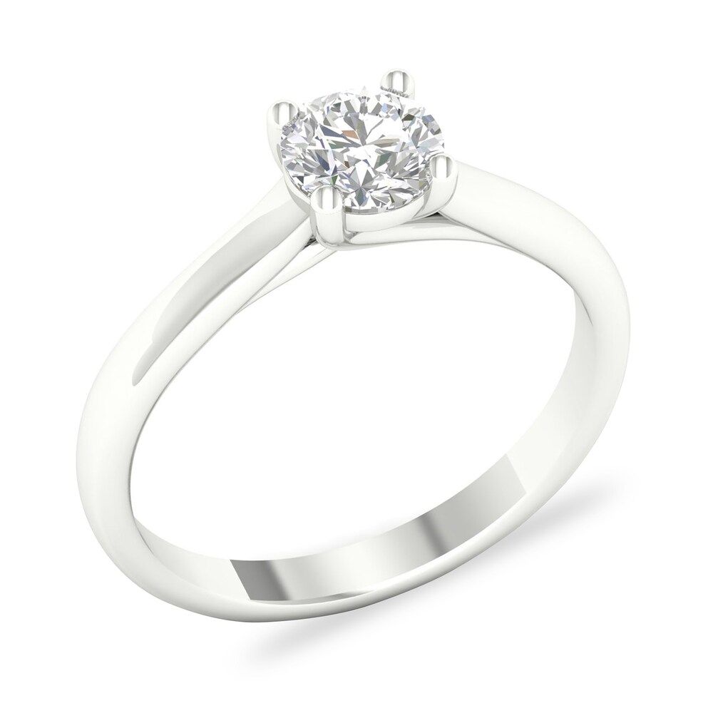 Diamond Solitaire Ring 3/4 ct tw Round-cut Platinum (SI2/I) MNTA79Om Diamond Solitaire Ring 3/4 ct tw Round-cut Platinum (SI2/I) MNTA79Om