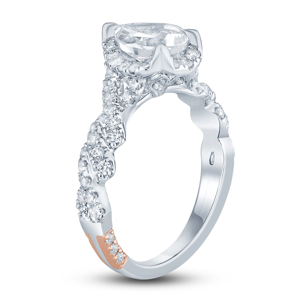 Pnina Tornai Lab-Created Diamond Engagement Ring 2-1/5 ct tw Pear/Round 14K White Gold MWhQ9djP Pnina Tornai Lab-Created Diamond Engagement Ring 2-1/5 ct tw Pear/Round 14K White Gold MWhQ9djP