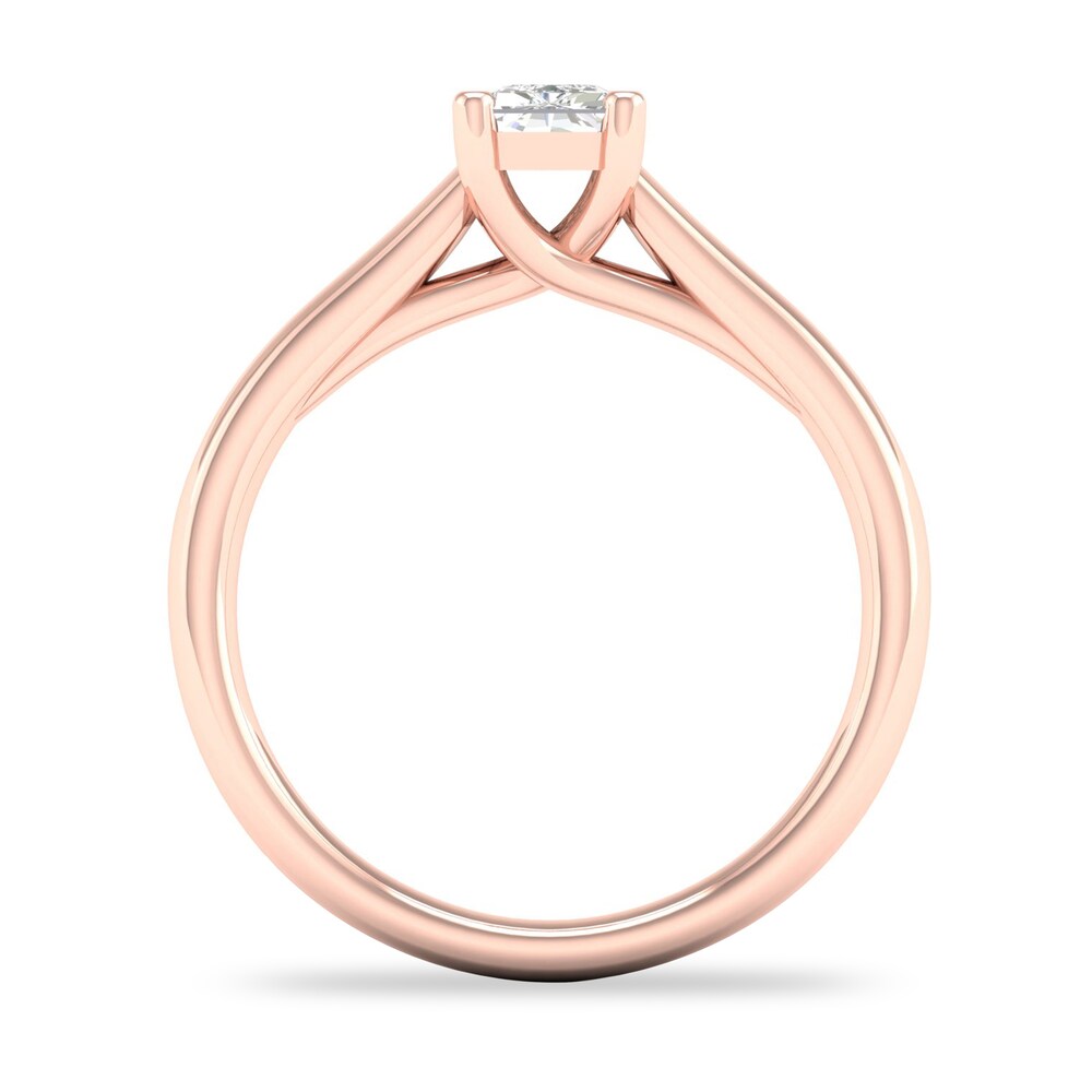 Diamond Solitaire Ring 3/4 ct tw Emerald-cut 14K Rose Gold (SI2/I) MdStK6pd Diamond Solitaire Ring 3/4 ct tw Emerald-cut 14K Rose Gold (SI2/I) MdStK6pd
