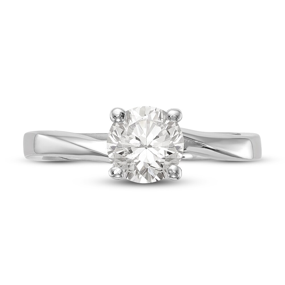Diamond Solitaire Engagement Ring 1 ct tw Round 14K White Gold (I1/I) MpSHYqua Diamond Solitaire Engagement Ring 1 ct tw Round 14K White Gold (I1/I) MpSHYqua