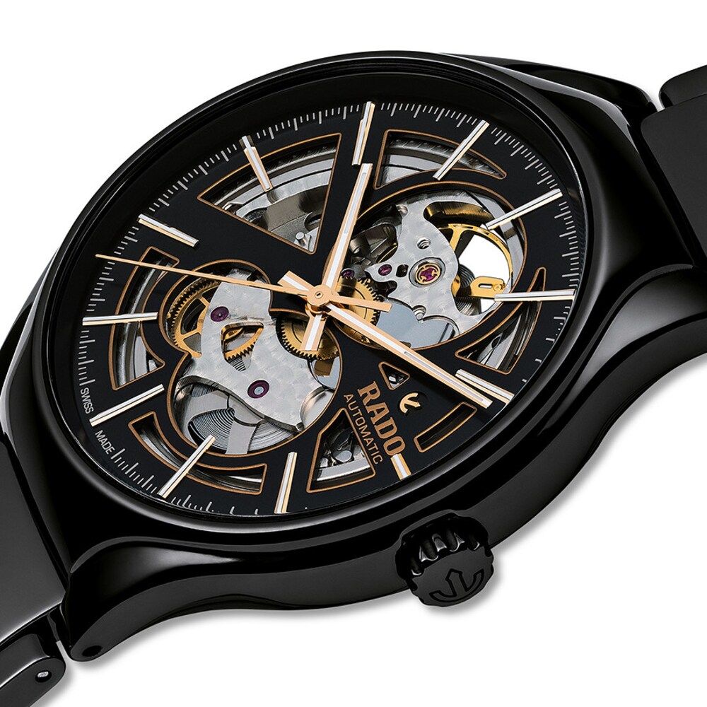 Rado True Automatic Skeleton Men\'s Watch R27100162 N3PIQ2df Rado True Automatic Skeleton Men\'s Watch R27100162 N3PIQ2df