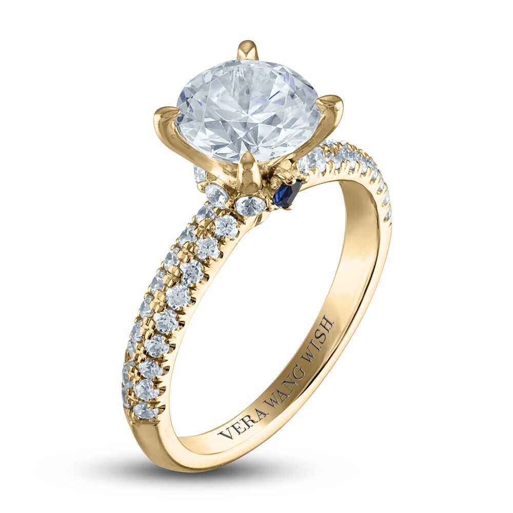Vera Wang WISH Diamond Engagement Ring 2-1/2 ct tw Round 18K Yellow Gold NDVDxt3l Vera Wang WISH Diamond Engagement Ring 2-1/2 ct tw Round 18K Yellow Gold NDVDxt3l