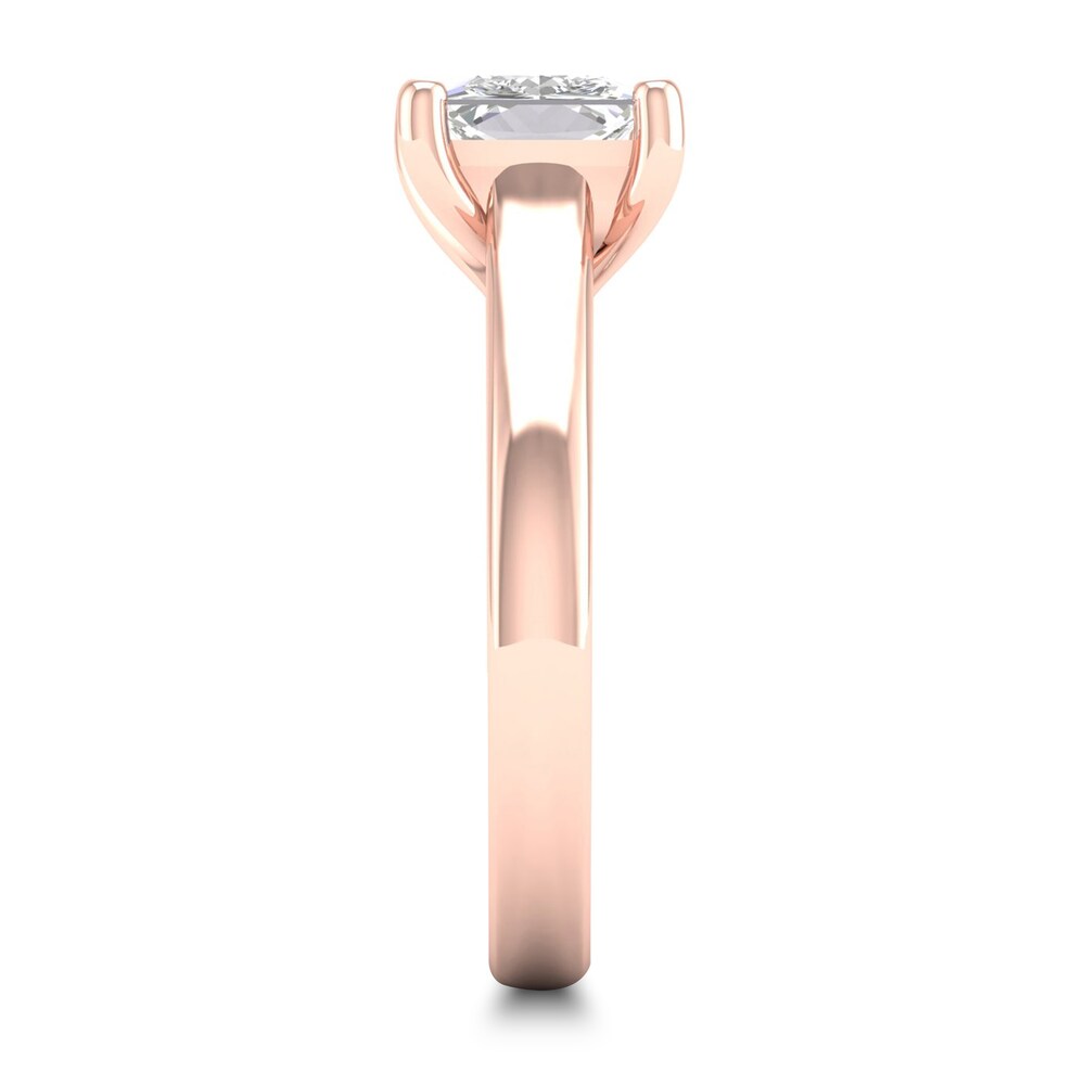 Diamond Solitaire Ring 2 ct tw Princess-cut 14K Rose Gold (I2/I) NNi2SFiB Diamond Solitaire Ring 2 ct tw Princess-cut 14K Rose Gold (I2/I) NNi2SFiB