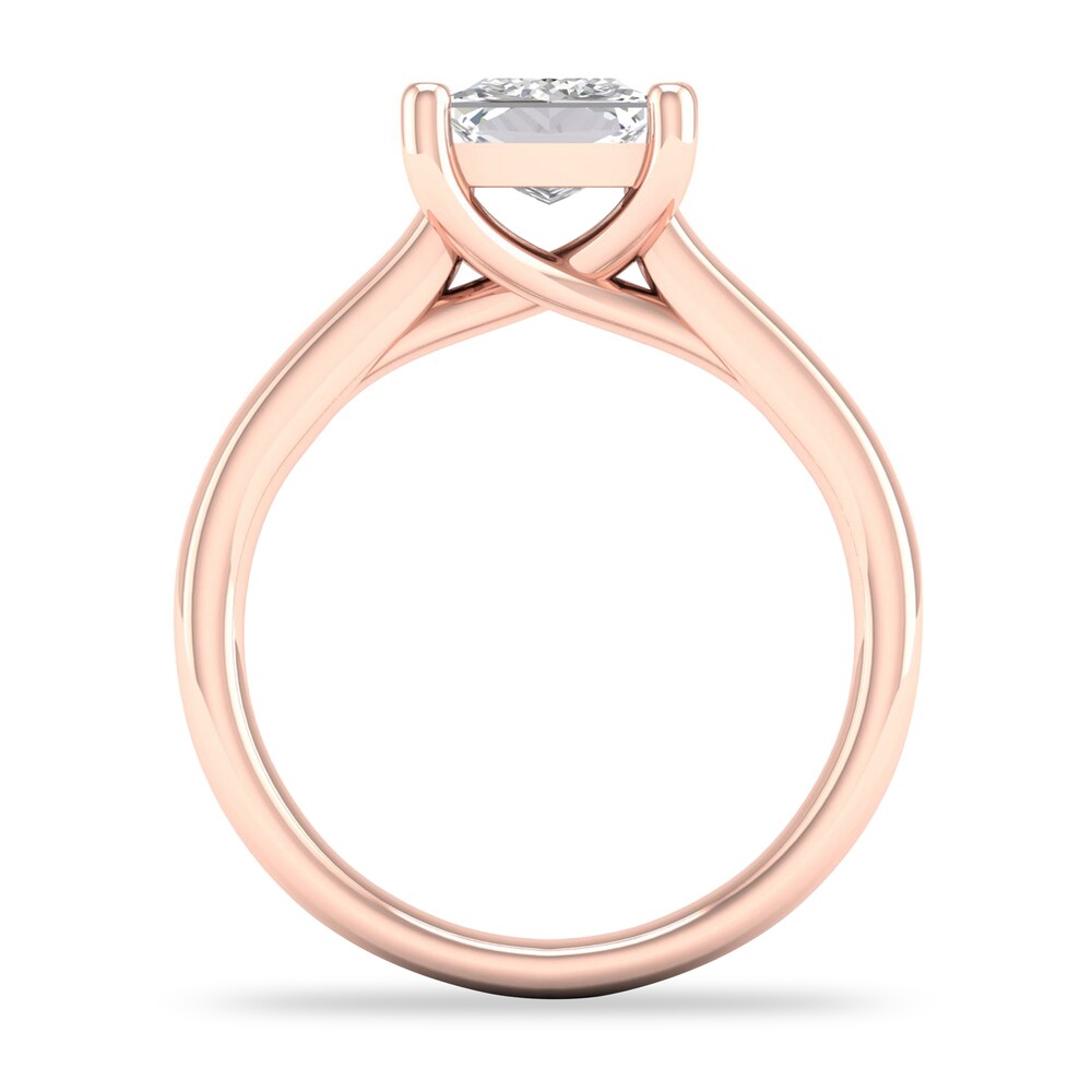 Diamond Solitaire Ring 2 ct tw Princess-cut 14K Rose Gold (I2/I) NNi2SFiB Diamond Solitaire Ring 2 ct tw Princess-cut 14K Rose Gold (I2/I) NNi2SFiB