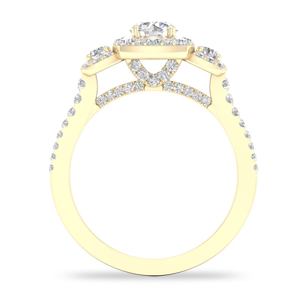 Diamond Ring 1 ct tw Round-cut 14K Yellow Gold NQkNQy3b Diamond Ring 1 ct tw Round-cut 14K Yellow Gold NQkNQy3b