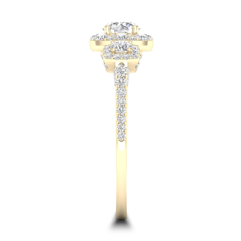 Diamond Ring 1 ct tw Round-cut 14K Yellow Gold NQkNQy3b Diamond Ring 1 ct tw Round-cut 14K Yellow Gold NQkNQy3b
