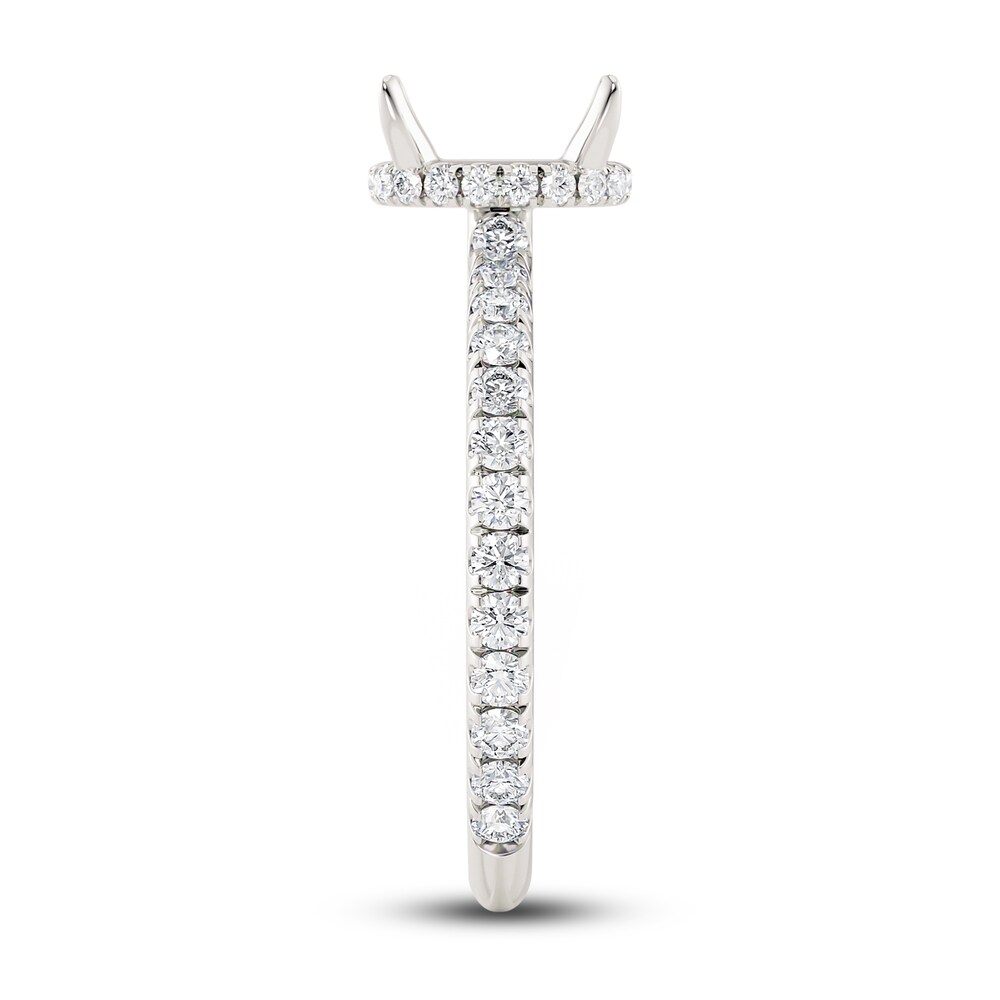 Michael M Diamond Engagement Ring Setting 1/3 ct tw Round 18K White Gold (Center diamond is sold separately) NZrIAYBn Michael M Diamond Engagement Ring Setting 1/3 ct tw Round 18K White Gold (Center diamond is sold separately) NZrIAYBn