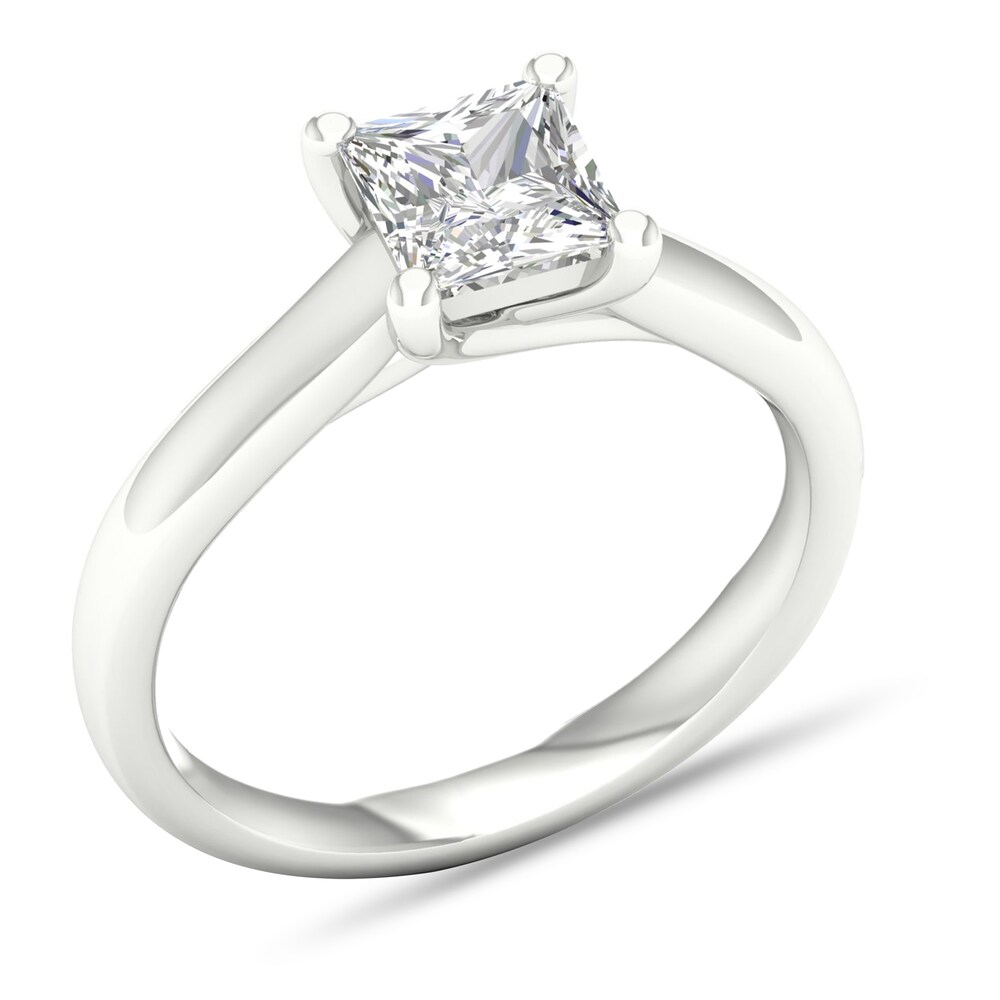 Diamond Solitaire Ring 1-1/4 ct tw Princess-cut 14K White Gold (I2/I) Ne3yrKkq Diamond Solitaire Ring 1-1/4 ct tw Princess-cut 14K White Gold (I2/I) Ne3yrKkq