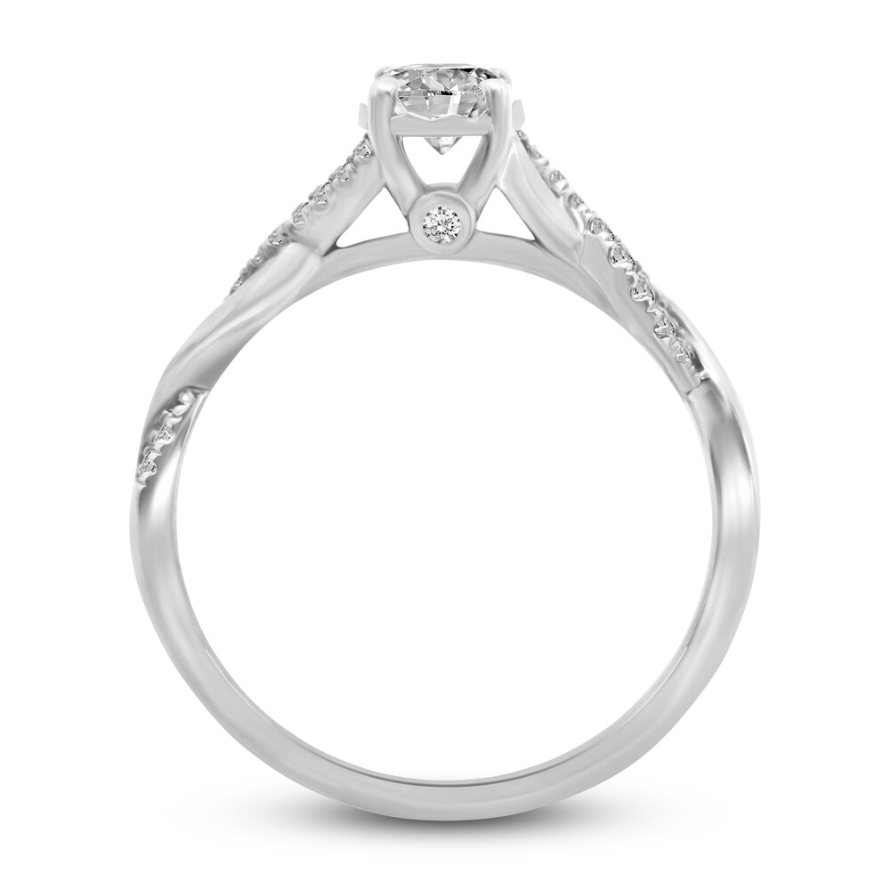 Diamond Engagement Ring 1/2 ct tw Round 10K White Gold O97kKdfA Diamond Engagement Ring 1/2 ct tw Round 10K White Gold O97kKdfA