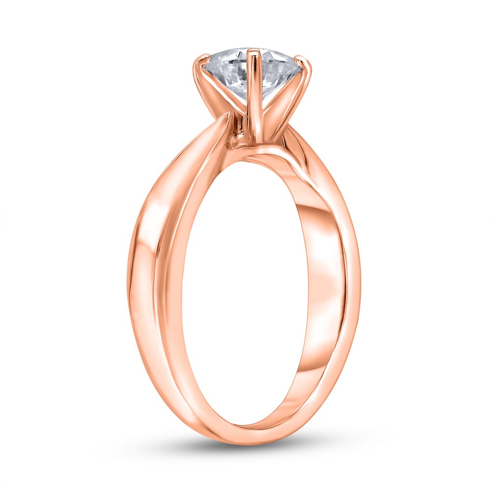 Diamond Solitaire Concave Engagement Ring 3/4 ct tw Round 14K Rose Gold (I2/I) OJ5FvG2X Diamond Solitaire Concave Engagement Ring 3/4 ct tw Round 14K Rose Gold (I2/I) OJ5FvG2X