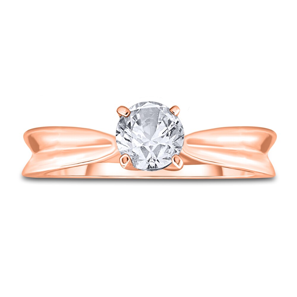 Diamond Solitaire Concave Engagement Ring 3/4 ct tw Round 14K Rose Gold (I2/I) OJ5FvG2X Diamond Solitaire Concave Engagement Ring 3/4 ct tw Round 14K Rose Gold (I2/I) OJ5FvG2X