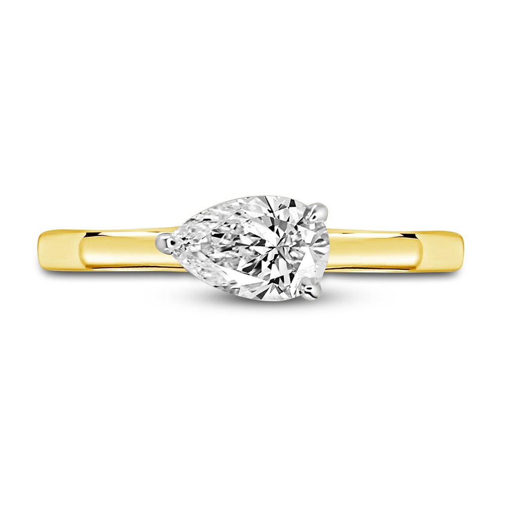 Diamond Solitaire Ring 3/4 ct tw Pear 14K Yellow Gold (I2/I) OnwQXPeg Diamond Solitaire Ring 3/4 ct tw Pear 14K Yellow Gold (I2/I) OnwQXPeg