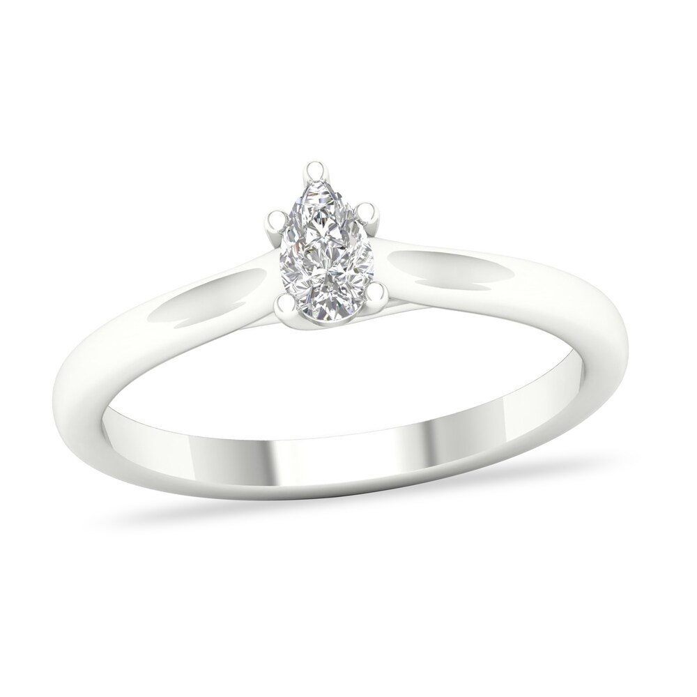 Diamond Solitaire Ring 1/4 ct tw Pear-shaped Platinum (SI2/I) OxINz7fJ Diamond Solitaire Ring 1/4 ct tw Pear-shaped Platinum (SI2/I) OxINz7fJ