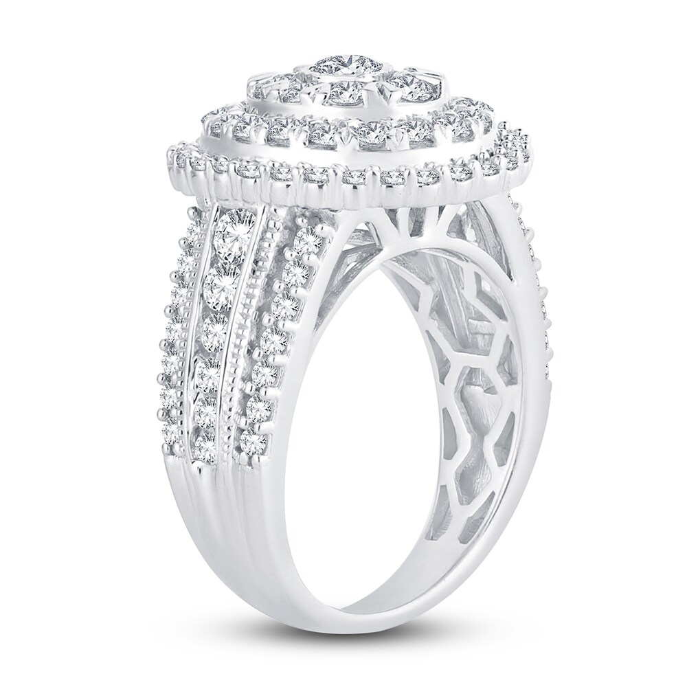 Diamond Ring 2 ct tw Round 14K White Gold PH5QqJ6X Diamond Ring 2 ct tw Round 14K White Gold PH5QqJ6X