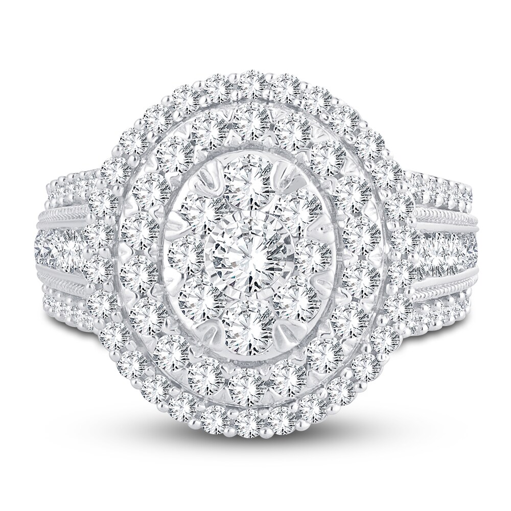 Diamond Ring 2 ct tw Round 14K White Gold PH5QqJ6X Diamond Ring 2 ct tw Round 14K White Gold PH5QqJ6X