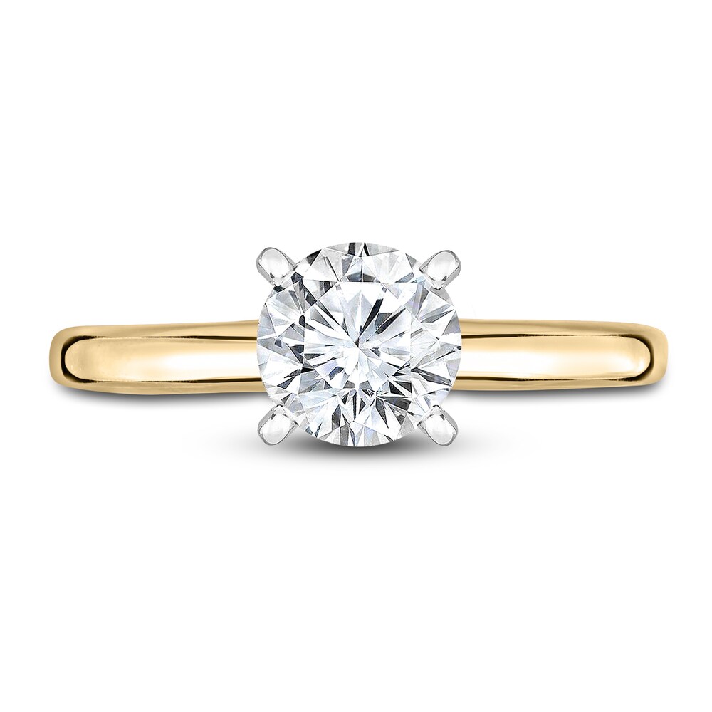 Diamond Solitaire Engagement Ring 1/2 ct tw Round 14K Yellow Gold (I2/I) QHusbDUR Diamond Solitaire Engagement Ring 1/2 ct tw Round 14K Yellow Gold (I2/I) QHusbDUR