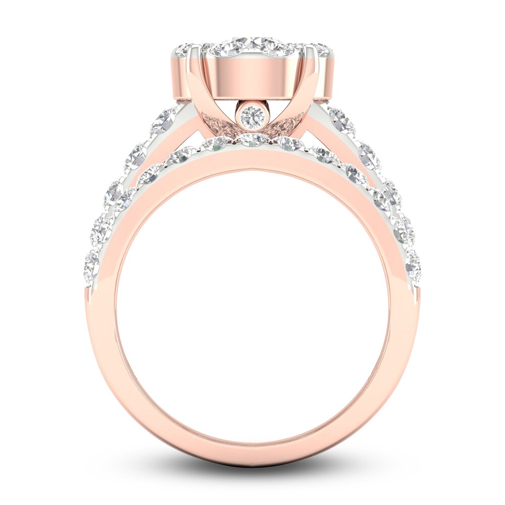 Diamond Bridal Set 2 ct tw Round 14K Rose Gold R4VVIvkx Diamond Bridal Set 2 ct tw Round 14K Rose Gold R4VVIvkx