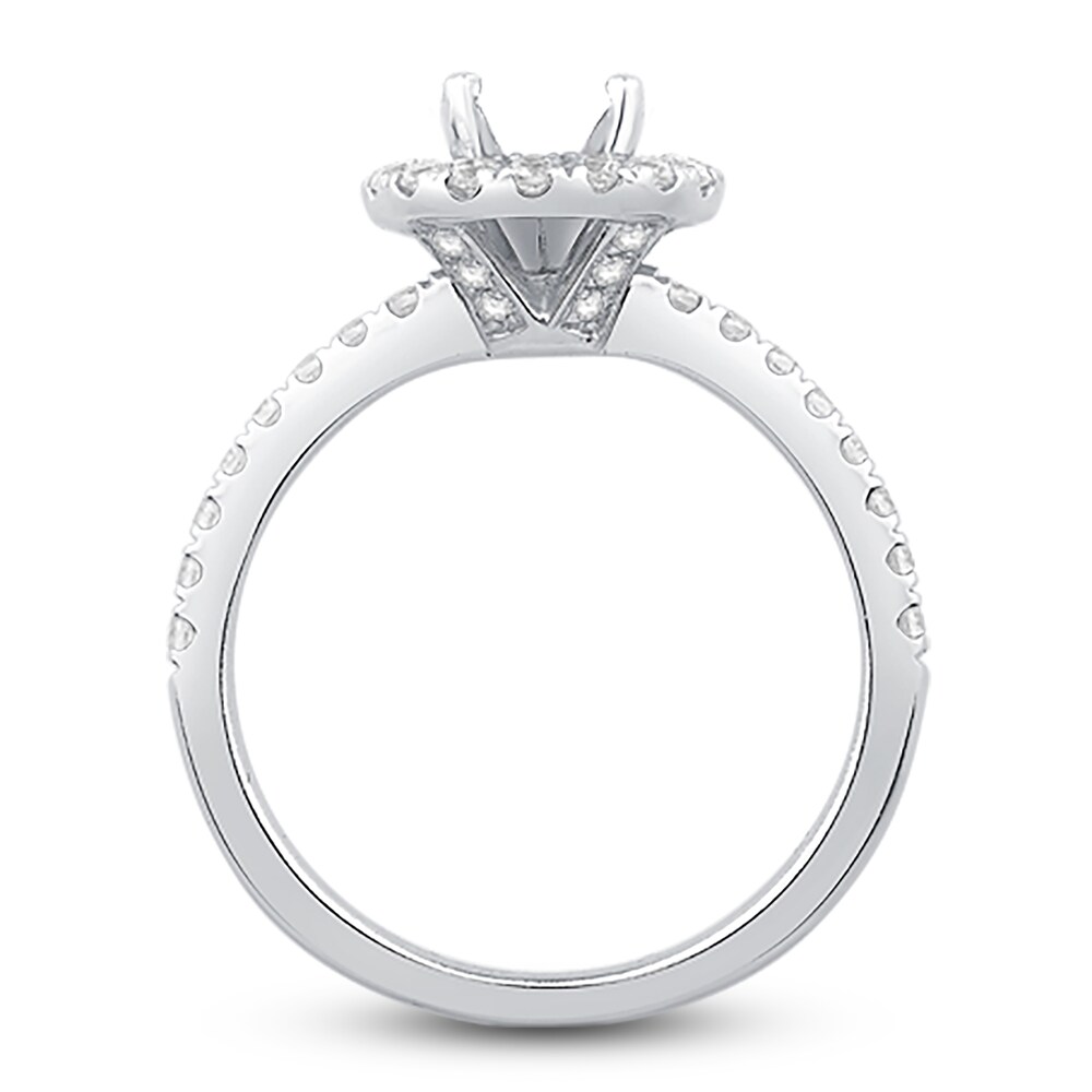 Engagement Ring 1/2 ct tw Round 14K White Gold RCP4qGMV Engagement Ring 1/2 ct tw Round 14K White Gold RCP4qGMV