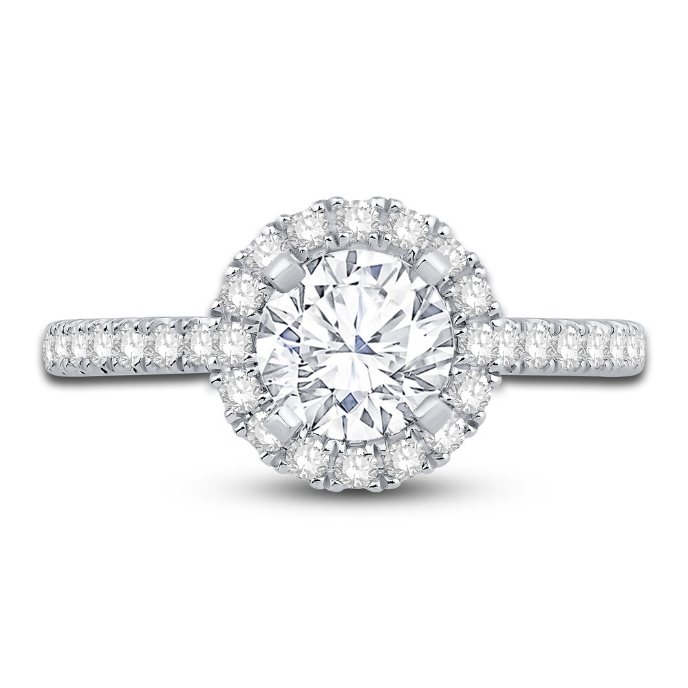 Engagement Ring 1/2 ct tw Round 14K White Gold RCP4qGMV Engagement Ring 1/2 ct tw Round 14K White Gold RCP4qGMV