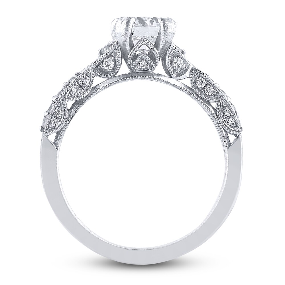 Diamond Twist Engagement Ring 1-1/4 ct tw Round 14K White Gold RD1Sf5rs Diamond Twist Engagement Ring 1-1/4 ct tw Round 14K White Gold RD1Sf5rs