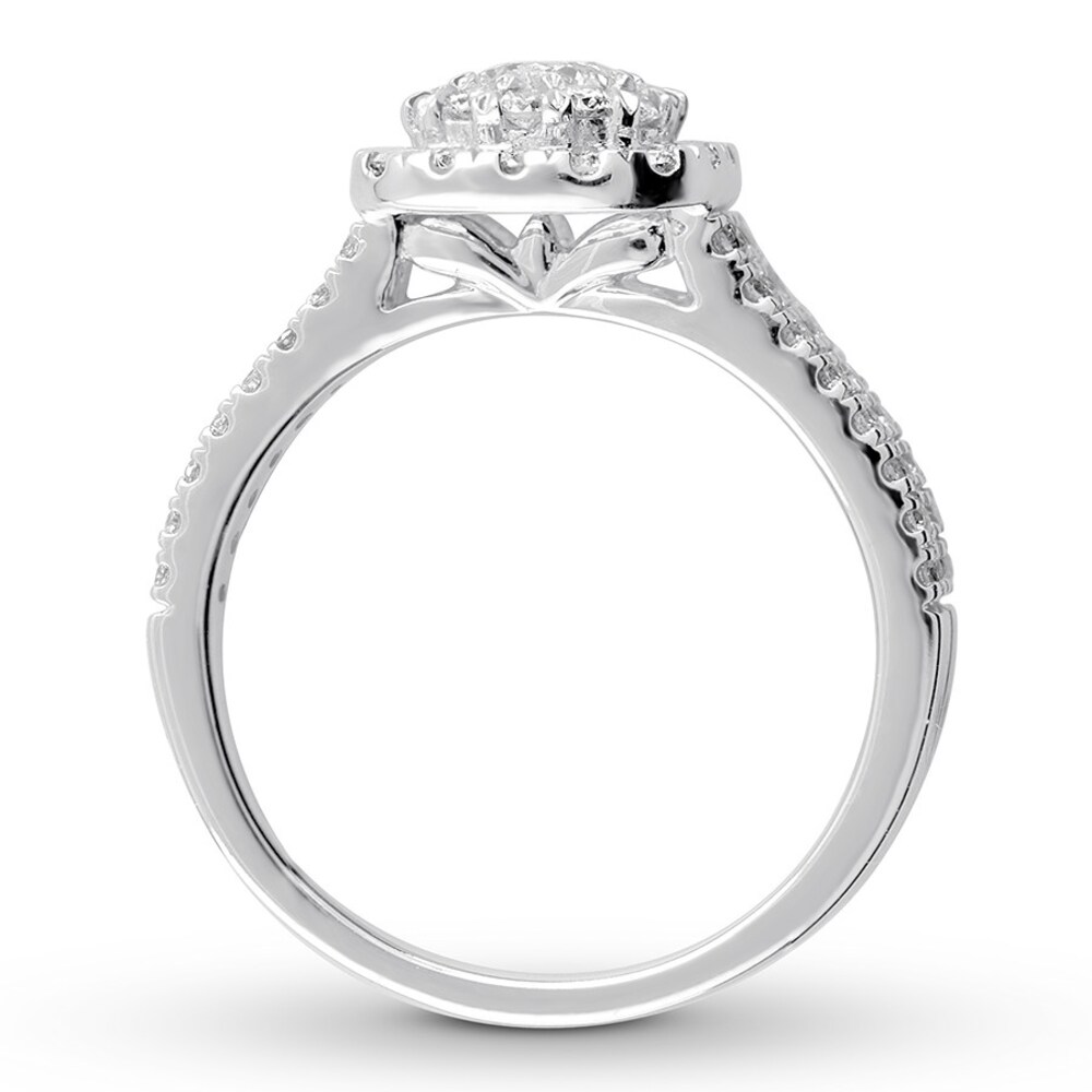 Diamond Engagement Ring 7/8 ct tw Round 14K White Gold RGyfILYQ Diamond Engagement Ring 7/8 ct tw Round 14K White Gold RGyfILYQ