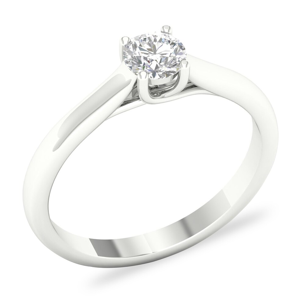 Diamond Solitaire Ring 1/2 ct tw Round-cut 14K White Gold (SI2/I) RLvBDp2j Diamond Solitaire Ring 1/2 ct tw Round-cut 14K White Gold (SI2/I) RLvBDp2j
