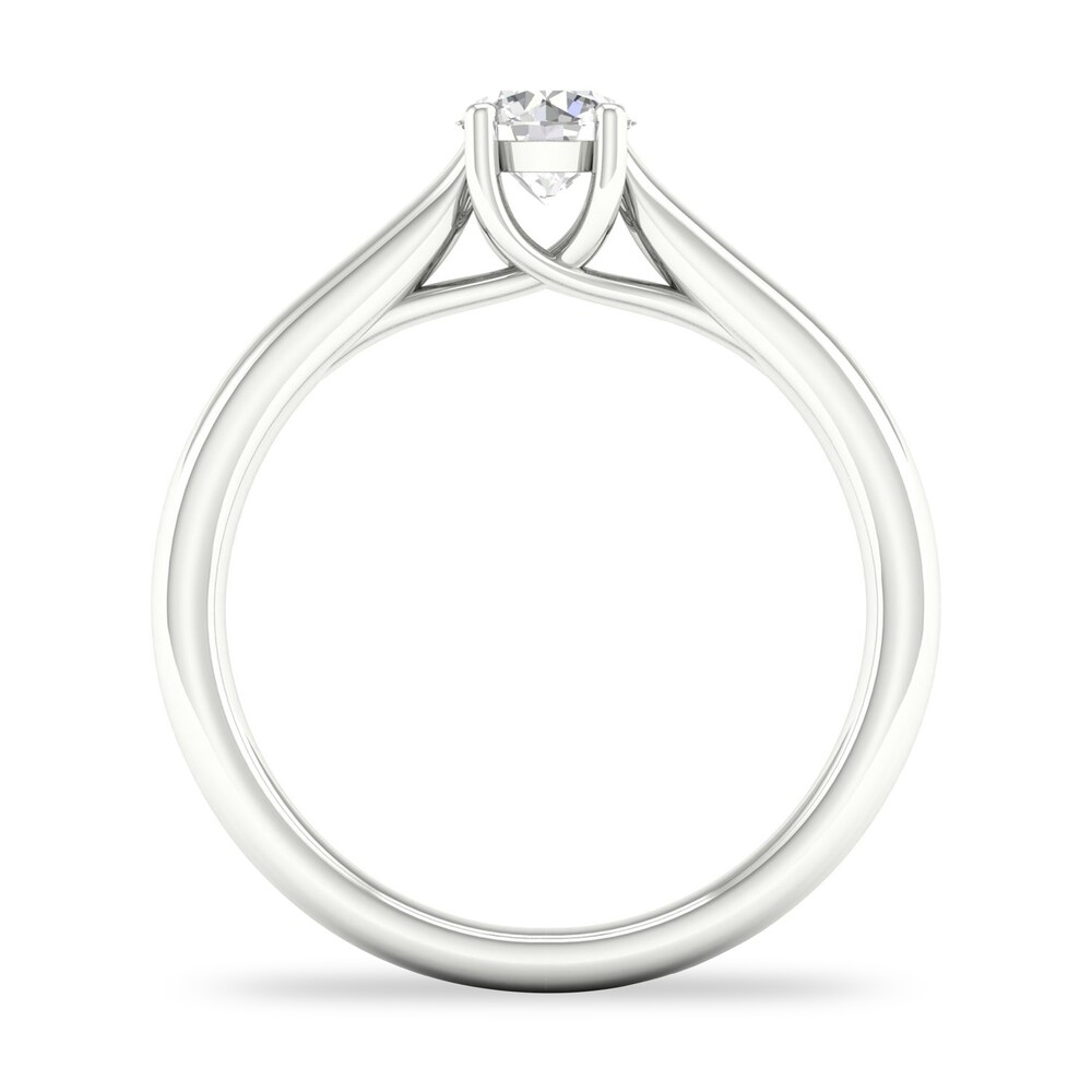 Diamond Solitaire Ring 1/2 ct tw Round-cut 14K White Gold (SI2/I) RLvBDp2j Diamond Solitaire Ring 1/2 ct tw Round-cut 14K White Gold (SI2/I) RLvBDp2j