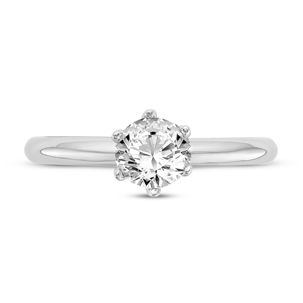 Diamond Solitaire Engagement Ring 1/2 ct tw Round 14K White Gold (I1/I) RQp9fekg Diamond Solitaire Engagement Ring 1/2 ct tw Round 14K White Gold (I1/I) RQp9fekg